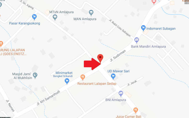 Maps Perempatan Subagan